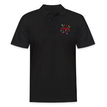 Fassenacht in Meenz Mainz Fasching Fastnacht Helau - Männer Poloshirt - Schwarz - Vorne - Kai (181cm)