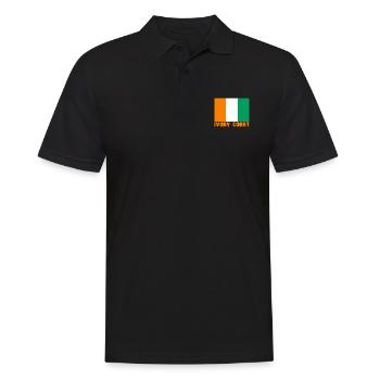Côte d’Ivoire - Polo Homme - noir - Devant - Kai (181cm)