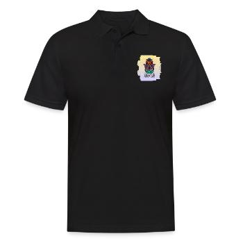 Yoga Namaste Curse Protection Hindu Buddhism - Men's Polo Shirt - black - Front - Kai (181cm)