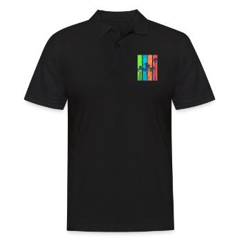 Palimers Colotiers summer beach - Men's Polo Shirt - black - Front - Kai (181cm)