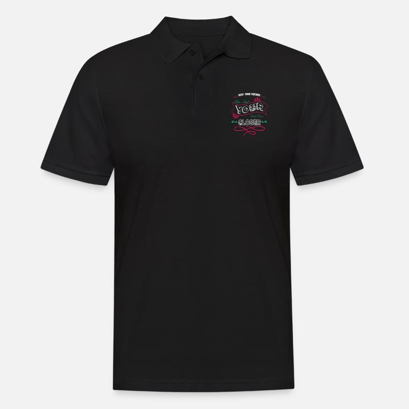 birthday statement present mechanic - Männer Poloshirt - Schwarz