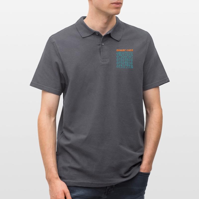 Binary code Men's Polo Shirt