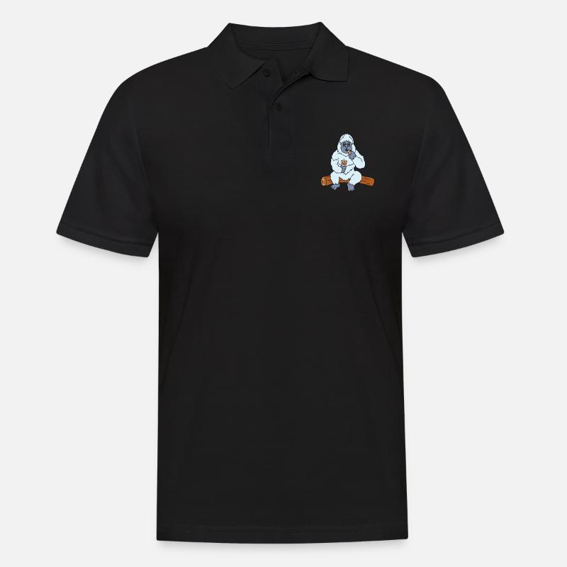 Churro Geschenk Mexico Essen - Männer Poloshirt - Schwarz