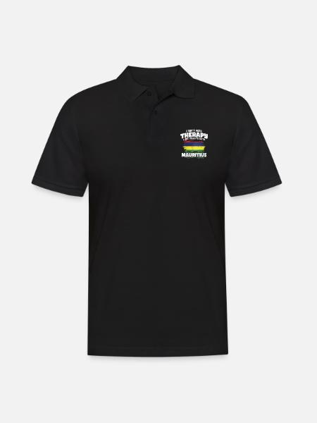 Mauritius - Men's Polo Shirt - black