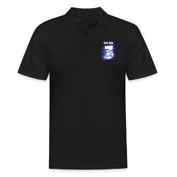 Ich Bin 3 Robbe - Männer Poloshirt - Schwarz - Vorne - Kai (181cm)