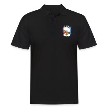 I am 2 chickens - Men's Polo Shirt - black - Front - Kai (181cm)
