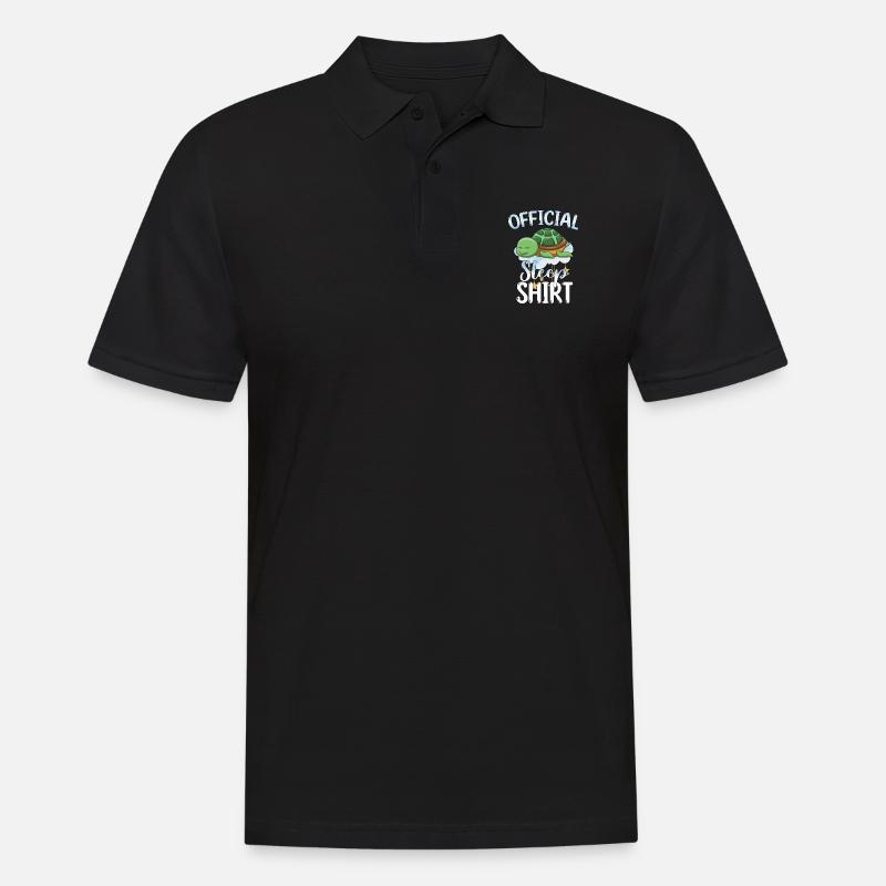 Schlafen Süß Geschenk - Männer Poloshirt - Schwarz