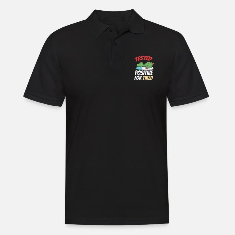 Schlafen Süß Geschenk - Männer Poloshirt - Schwarz