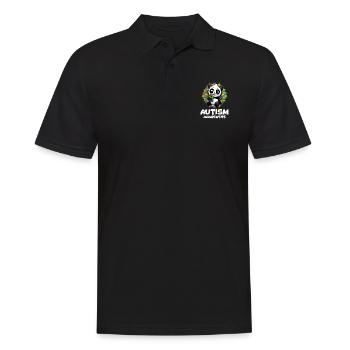 Cadeau autisme autisme - Polo Homme - noir - Devant - Kai (181cm)