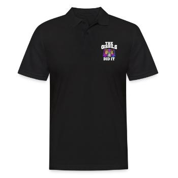 Gerbil Mouse Gift - Men's Polo Shirt - black - Front - Kai (181cm)