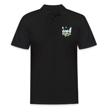 Zahn Zähne Zahnarzt Zahnmedizinische Angestellte - Männer Poloshirt - Schwarz - Vorne - Kai (181cm)