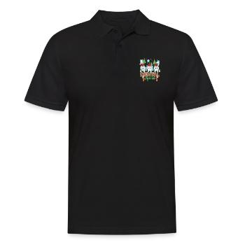 Zahn Zähne Zahnarzt Zahnmedizinische Angestellte - Männer Poloshirt - Schwarz - Vorne - Kai (181cm)