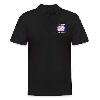Zahn Zähne Zahnarzt Zahnmedizinische Angestellte - Männer Poloshirt - Schwarz - Vorne - Kai (181cm)