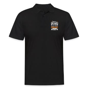 Apotheker - Männer Poloshirt - Schwarz - Vorne - Kai (181cm)