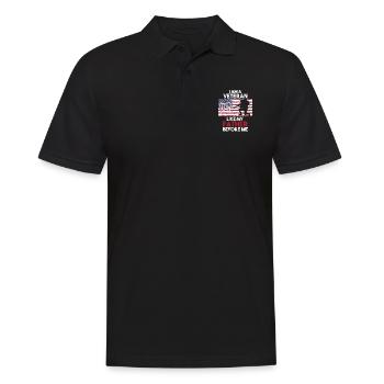 Vétéran du Vietnam - Polo Homme - noir - Devant - Kai (181cm)