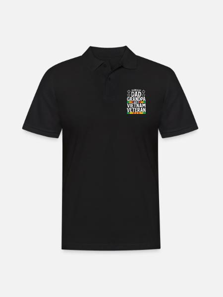 Vietnam Veteran - Men's Polo Shirt - black