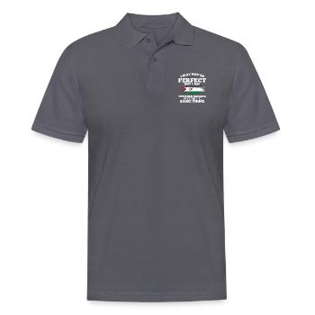 Sahara occidental - Polo Homme - charbon - Devant - Nico (186cm)