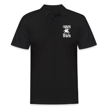 Sugar Glider Flying Squirrel - Men's Polo Shirt - black - Front - Kai (181cm)
