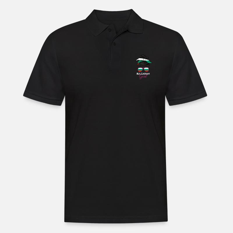 Fille bulgare - Polo Homme - noir