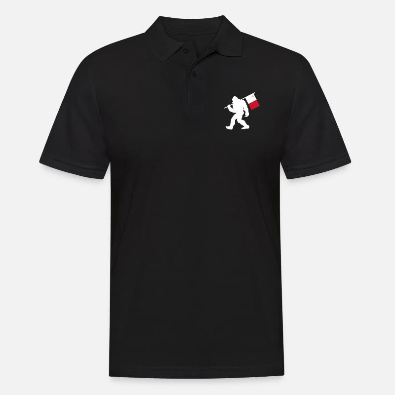 Malta - Männer Poloshirt - Schwarz