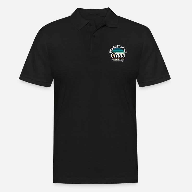 Collin - Männer Poloshirt - Schwarz