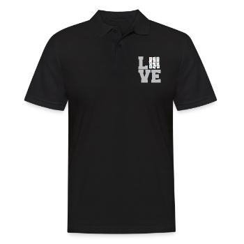 Cadeau pour les fans de Mahjong - Polo Homme - noir - Devant - Kai (181cm)