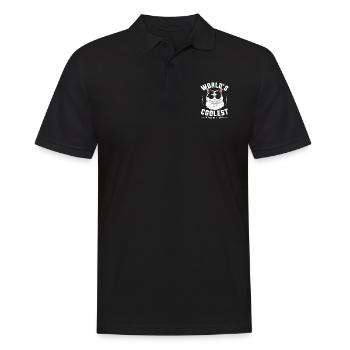Katze Ragdoll Geschenk - Männer Poloshirt - Schwarz - Vorne - Kai (181cm)