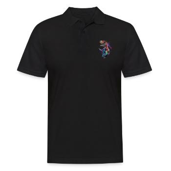 Dinosaure - Polo Homme - noir - Devant - Kai (181cm)