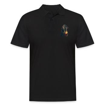 Cocker Spaniel - Men's Polo Shirt - black - Front - Kai (181cm)