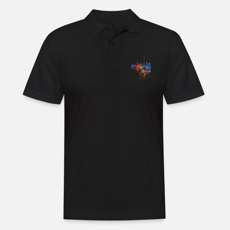 Kitakyushū - Polo Homme - noir