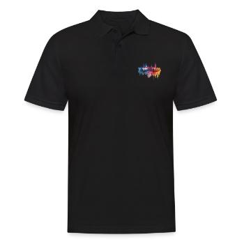 BİDŽIN - Männer Poloshirt - Schwarz - Vorne - Kai (181cm)
