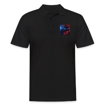 Piano - Men's Polo Shirt - black - Front - Kai (181cm)
