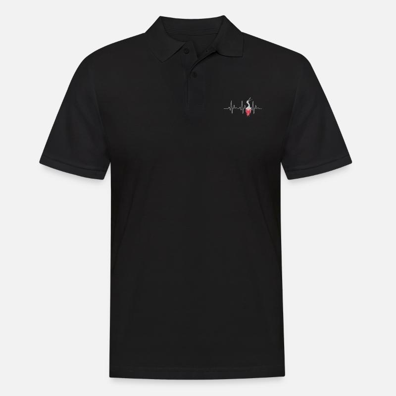 Löffler - Männer Poloshirt - Schwarz