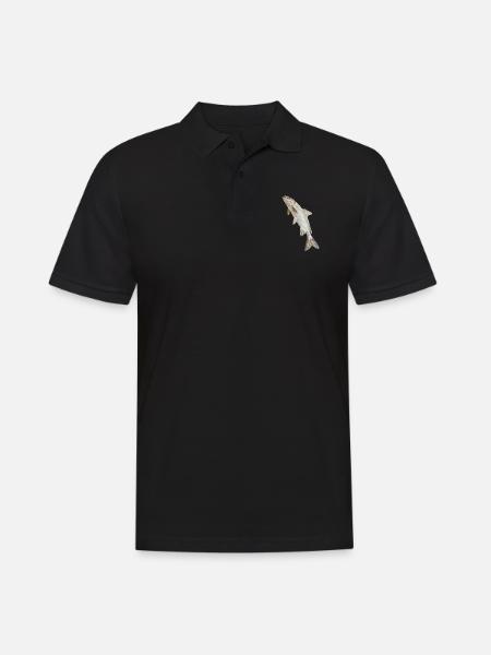 Tarpon - Männer Poloshirt - Schwarz