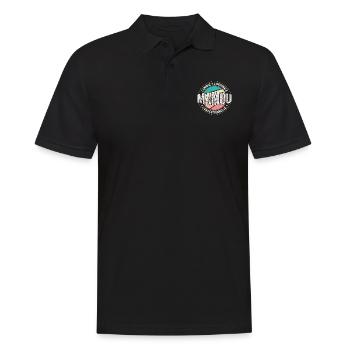 Cadeau Mamou Femme Grand mère original mamie - Polo Homme - noir - Devant - Kai (181cm)