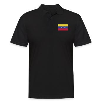 Drapeau du Venezuela - Polo Homme - noir - Devant - Kai (181cm)
