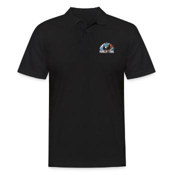 Forklift Time Shirt Geschenk Gabelstapler - Männer Poloshirt - Schwarz - Vorne - Kai (181cm)