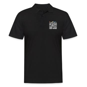 C’est correct si vous n’aimez pas les oiseaux ... Cadeau de chemise - Polo Homme - noir - Devant - Kai (181cm)