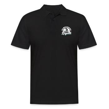 Skimboarding Legend Shirt Geschenk - Männer Poloshirt - Schwarz - Vorne - Kai (181cm)