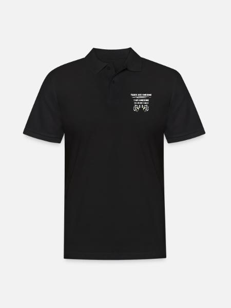 Tigers are great - Men's Polo Shirt - black