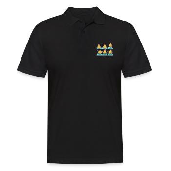 Yoga de la poire - Polo Homme - noir - Devant - Kai (181cm)