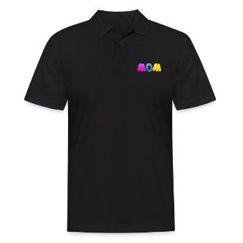 Baby Eltern Kind Geschenk Sprüche Geburt Mama Papa - Männer Poloshirt - Schwarz - Vorne - Kai (181cm)