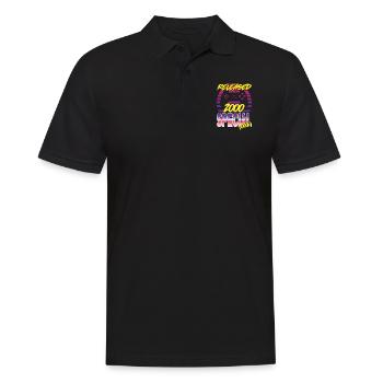 Released 2000 Special Edition - Männer Poloshirt - Schwarz - Vorne - Kai (181cm)