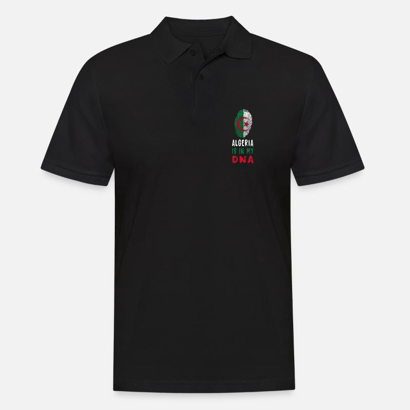 L'Algérie est dans mon idée de conception/cadeau - Polo Homme - noir