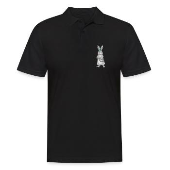 Arc d’archer lapin - Polo Homme - noir - Devant - Kai (181cm)