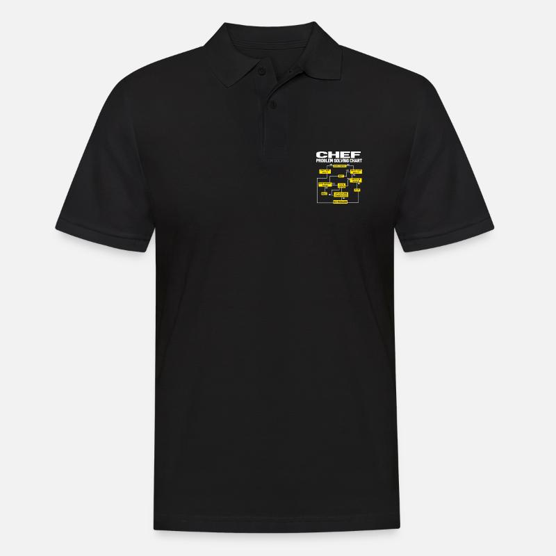Chef Madlavning Chef Chef Chef Küche - Herre poloshirt - sort