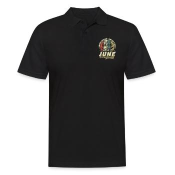 June 2019 Birthday Gift June 2019 June 2019 - Men's Polo Shirt - black - Front - Kai (181cm)