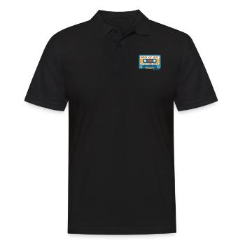 1977 Vintage Vintage Retro Cadeau D’anniversaire - Polo Homme - noir - Devant - Kai (181cm)