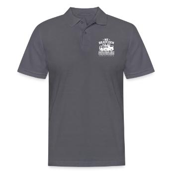 Wir Brauchen Kein Navi - Männer Poloshirt - Anthrazit - Vorne - Nico (186cm)