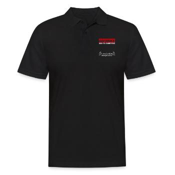 30th Birthday Man Woman 30 Years Decorative Funny - Männer Poloshirt - Schwarz - Vorne - Kai (181cm)
